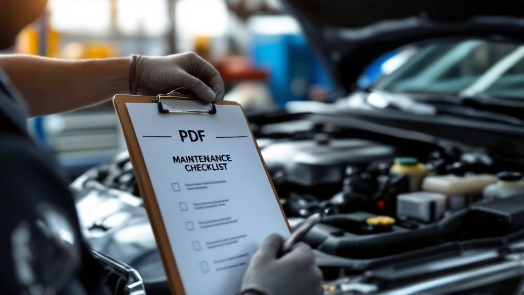 Download Your Car Maintenance Checklist PDF Today