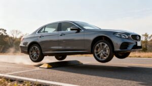 car bounces while driving car jump