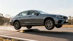 car bounces while driving car jump