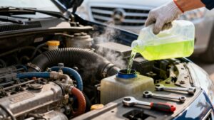 how to fix a car heater engine coolant