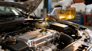 synthetic oil change service oil change