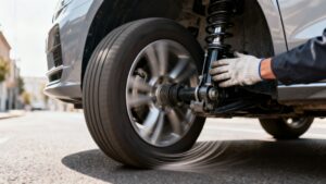what causes a car to shake while driving wheel balancing