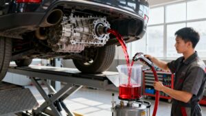 automatic transmission fluid exchange transmission drain