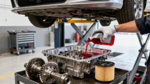 automatic transmission service fluid change