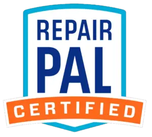 RepairPal Certified auto repair shop certification badge at Kwik Kar Oil Change & Auto Care in Fort Worth, TX