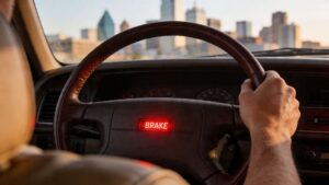 brake problems on cars steering wheel