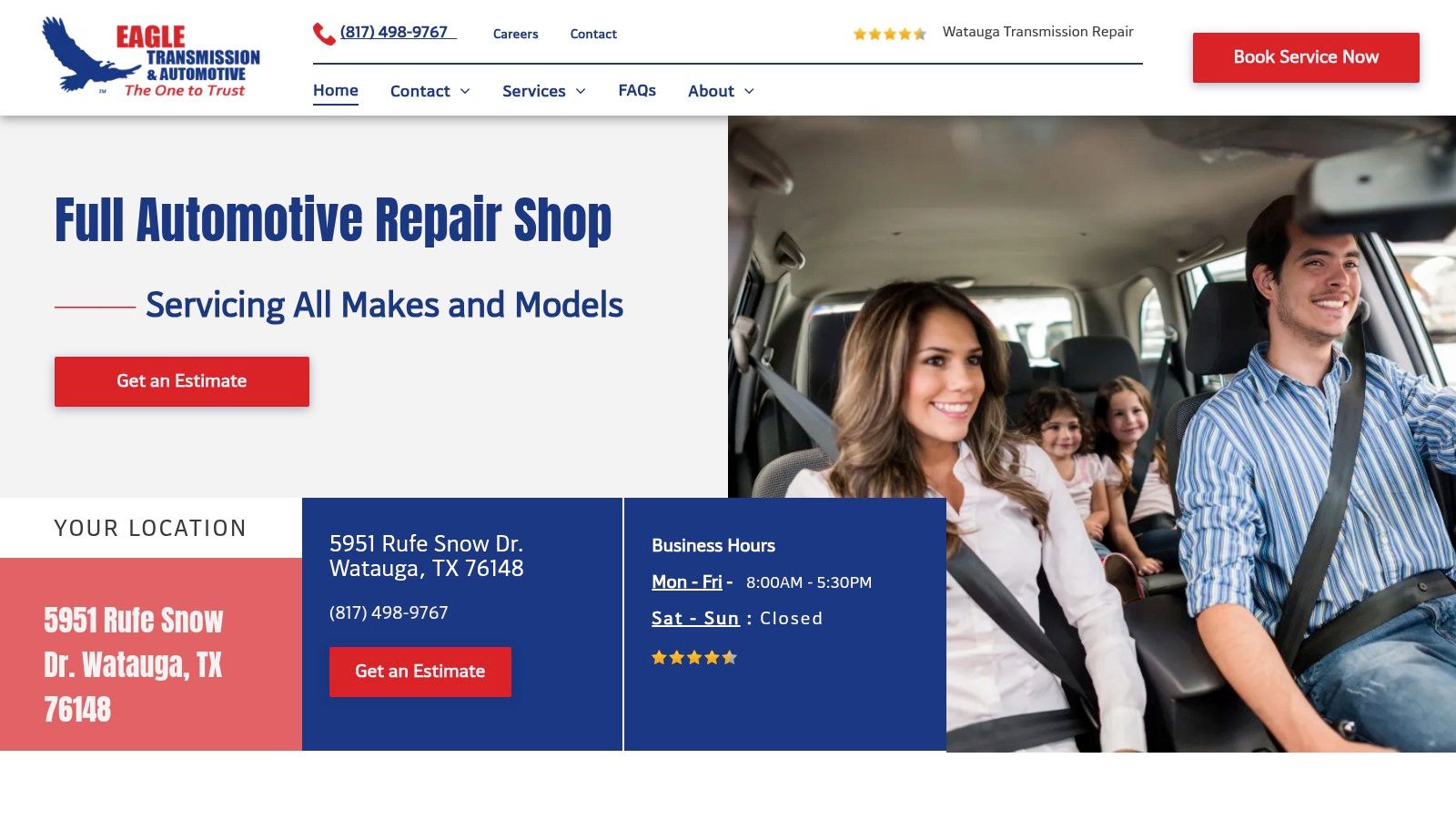 Eagle Transmission & Auto Repair – Watauga