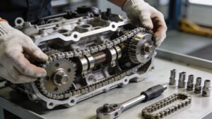 timing chain replacement guide engine repair