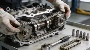 timing chain replacement guide engine repair