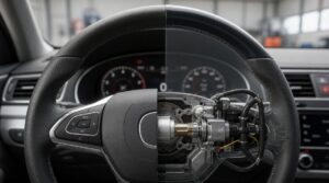 why do steering wheels lock steering mechanism