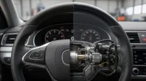 why do steering wheels lock steering mechanism