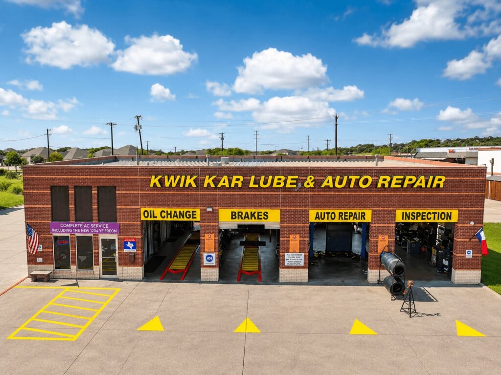 Kwik Kar White Settlement auto repair shop providing oil changes, brake service, and complete vehicle maintenance in White Settlement, TX