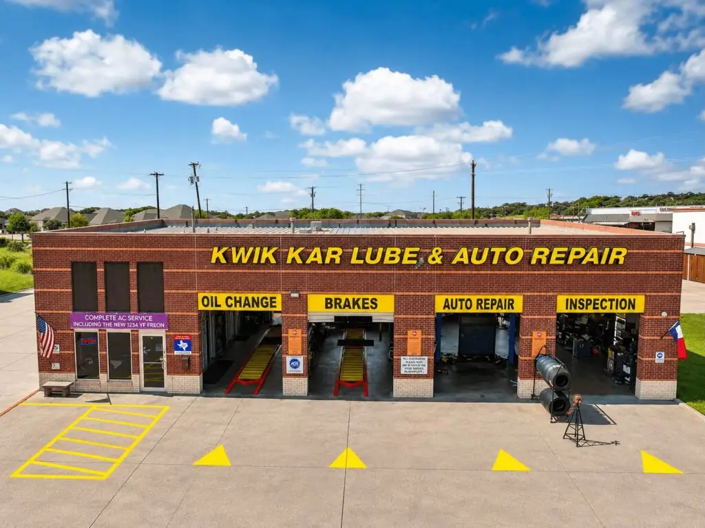 Kwik Kar White Settlement auto repair shop providing oil changes, brake service, and complete vehicle maintenance in White Settlement, TX