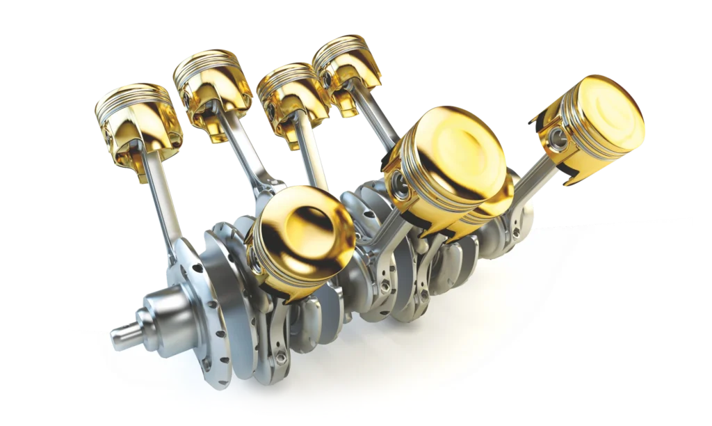 Engine pistons and crankshaft for auto repair services in White Settlement, TX